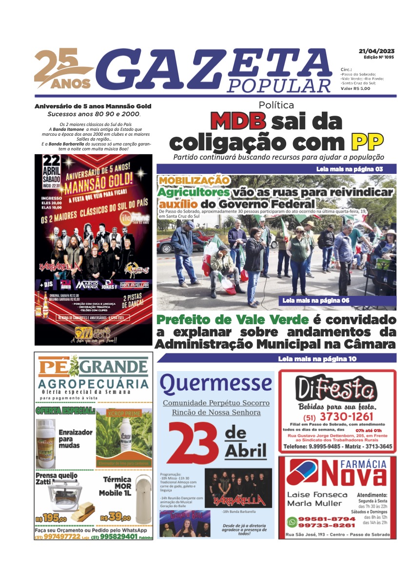 21 De Abril De 2023 - Gazeta Popular