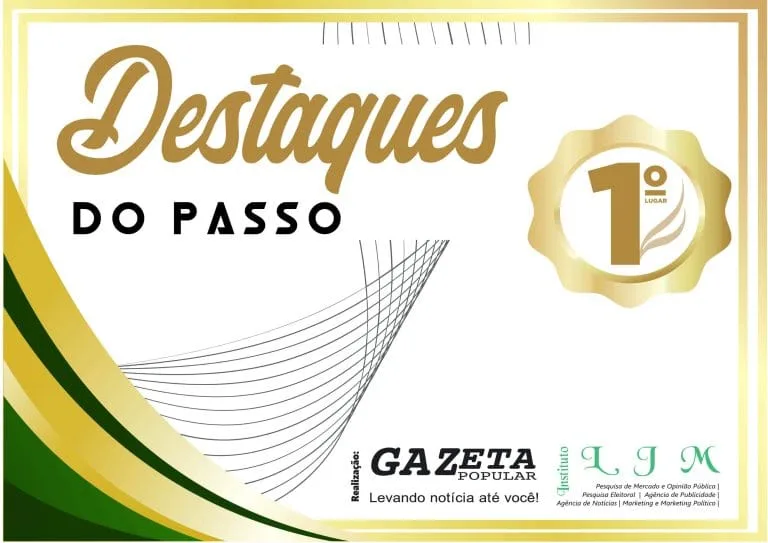 Jornal Gazeta Popular e Instituto LJM Ltda Realizam Pesquisa Destaques do Passo 2024/2025