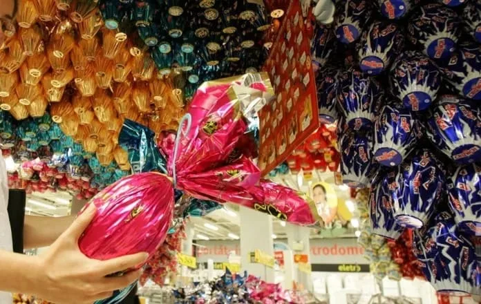 Ovos de Páscoa ficam 9,5% mais caros em 2025