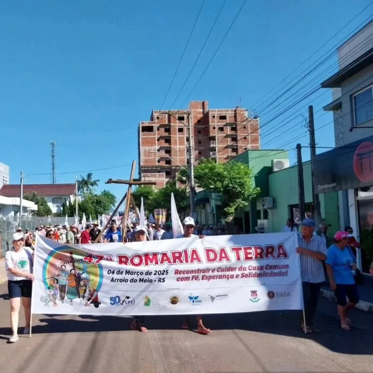 Romaria da Terra fortalece fé, esperança e solidariedade em Arroio do Meio