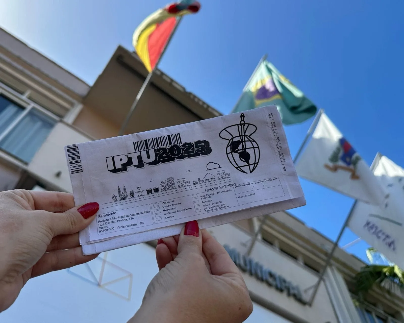 Primeira parcela do IPTU 2025 vence nesta sexta-feira