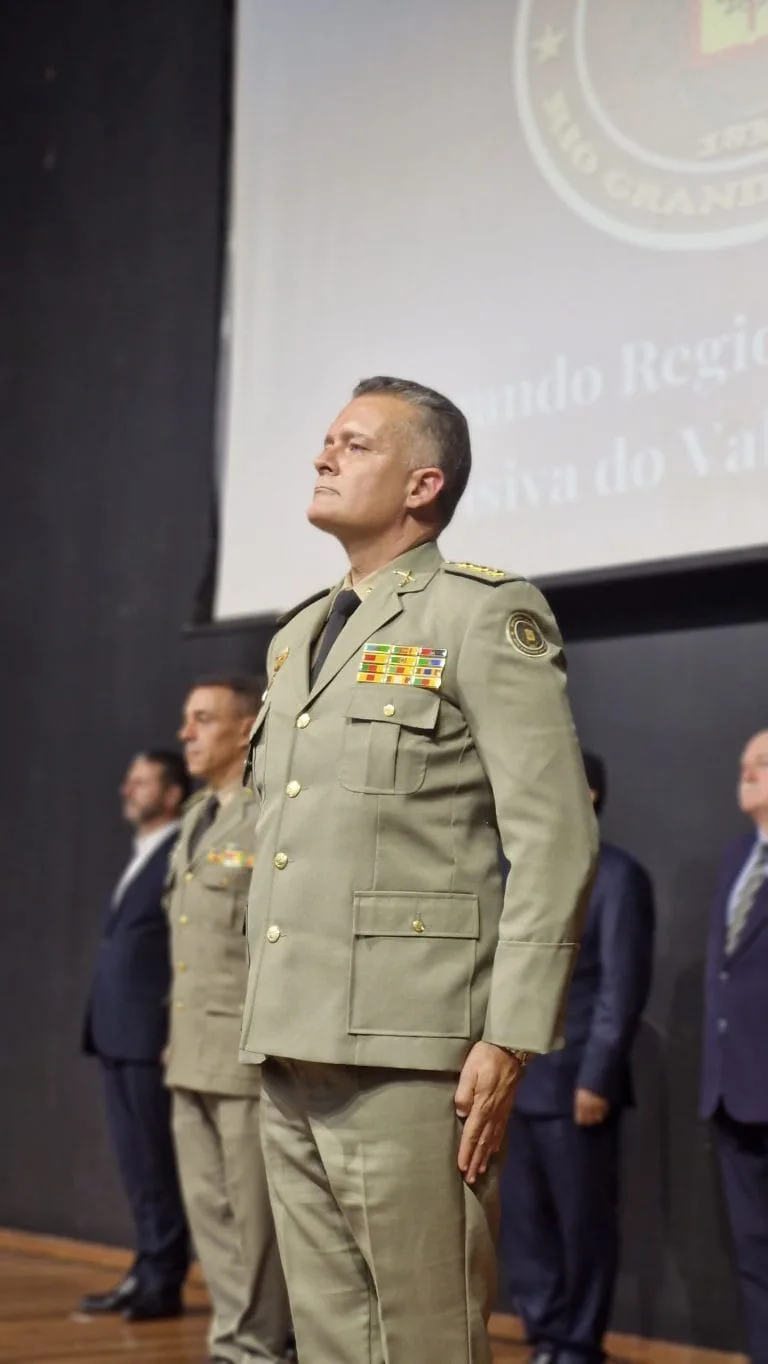 Coronel Rodrigo Schoenfeldt assume oficialmente o Comando Regional de Polícia Ostensiva do Vale do Rio Pardo