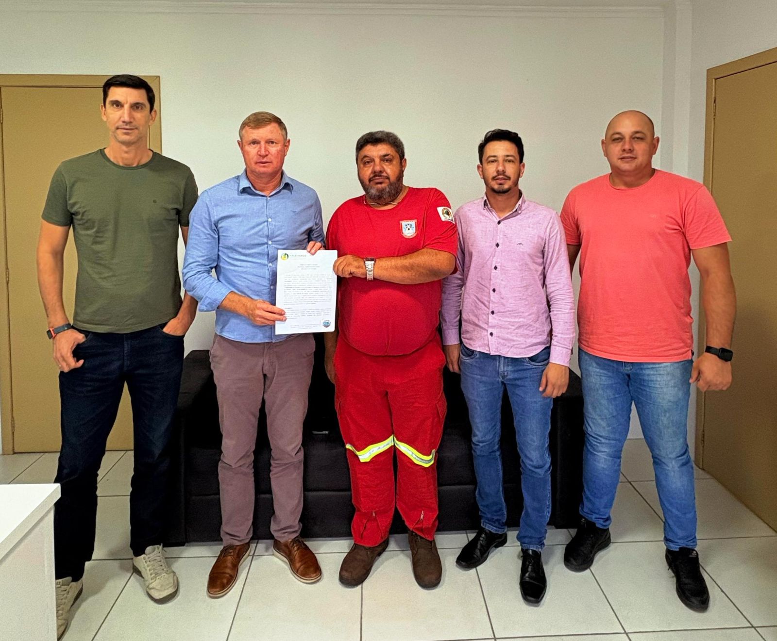 Prefeitura de Vale Verde renova convênio com Bombeiros Voluntários