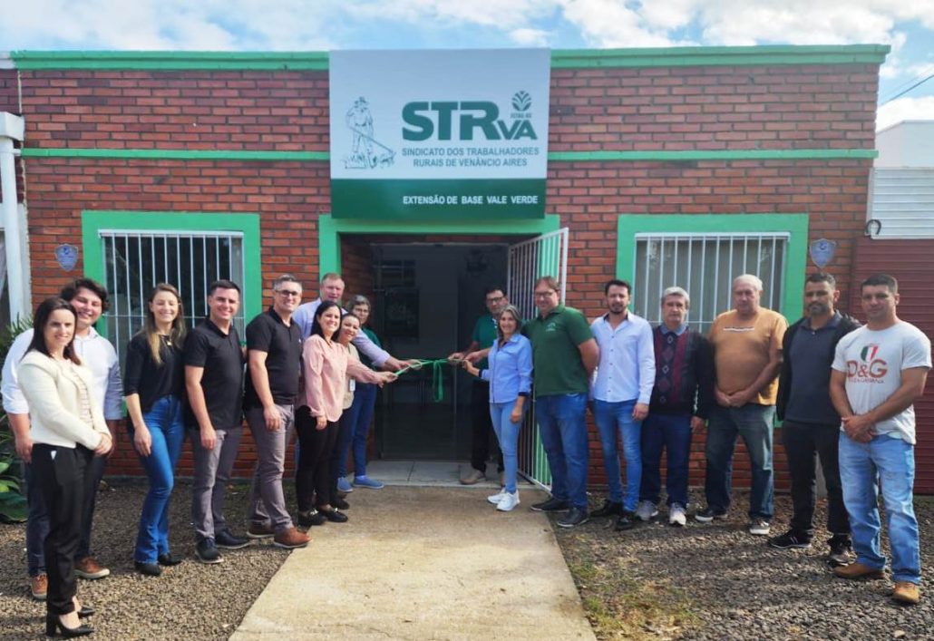 STR de Venâncio Aires inaugura novo endereço em Vale Verde com foco na ampliação do atendimento 1 STR de Venâncio Aires inaugura novo endereço em Vale Verde com foco na ampliação do atendimento