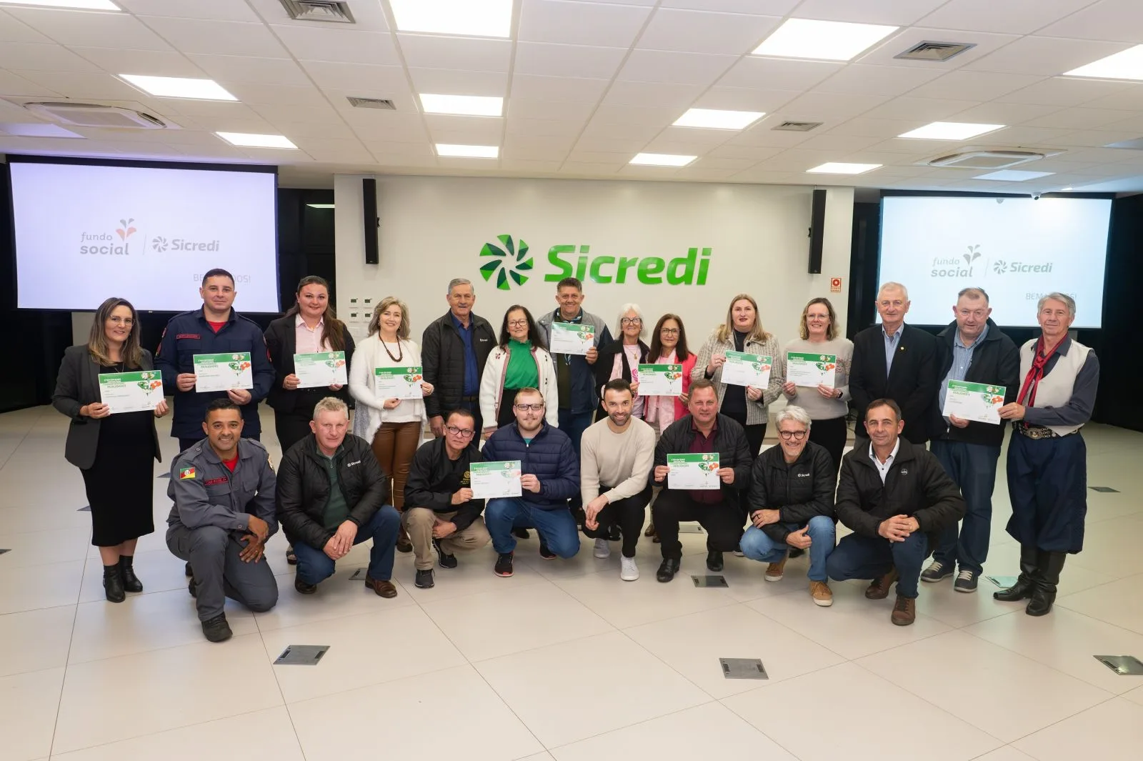 Fundo Social Sicredi repassa mais de
R$1,1 milhão para projetos sociais da região