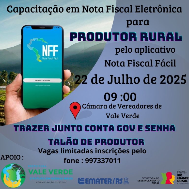 Informativo do Executivo Municipal de Vale Verde