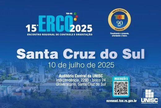 TCE-RS realiza Encontro de Orientação para 59 municípios em Santa Cruz do Sul