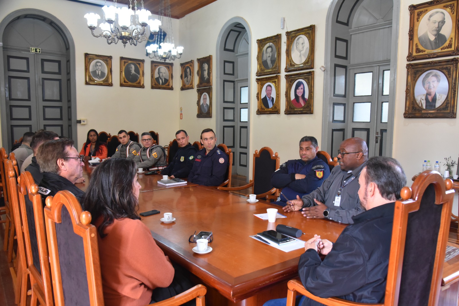 Eventos do fim de semana motivam reunião das forças de segurança