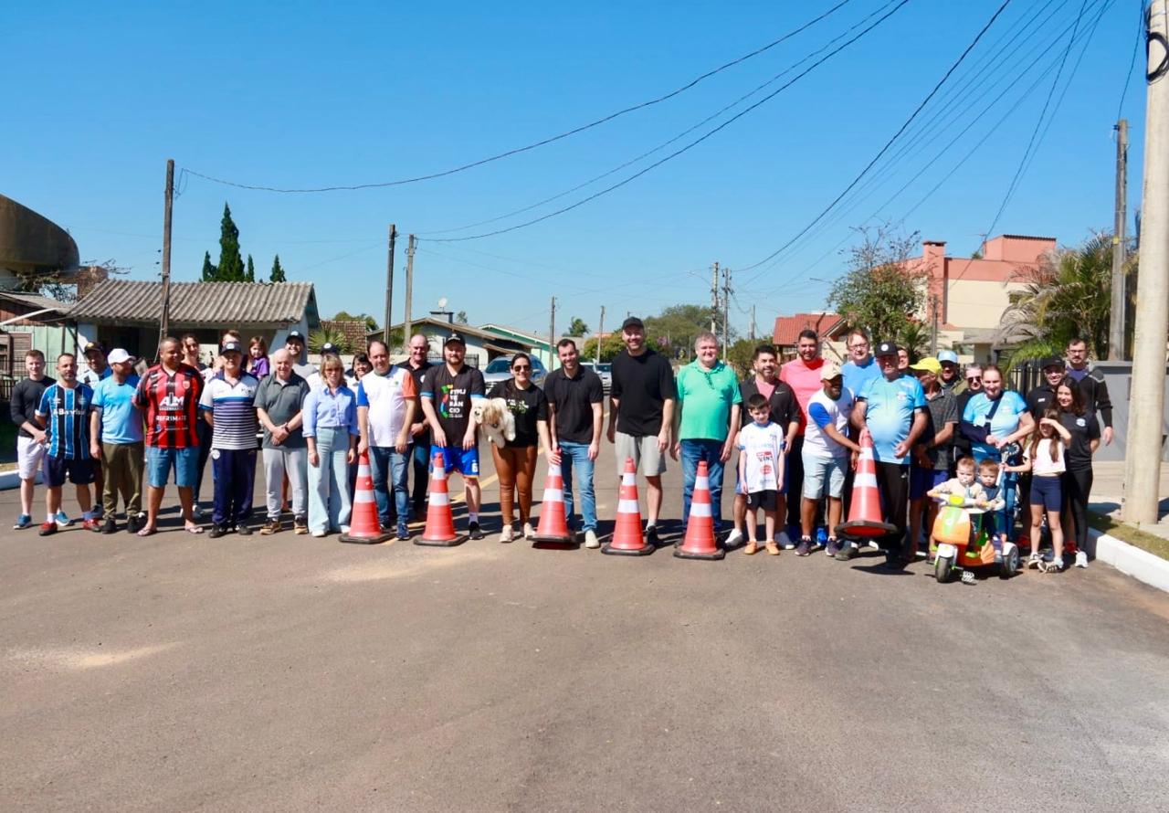 Venâncio Aires entrega oito ruas pavimentadas no Lote 3 do Programa Pavimenta Venâncio