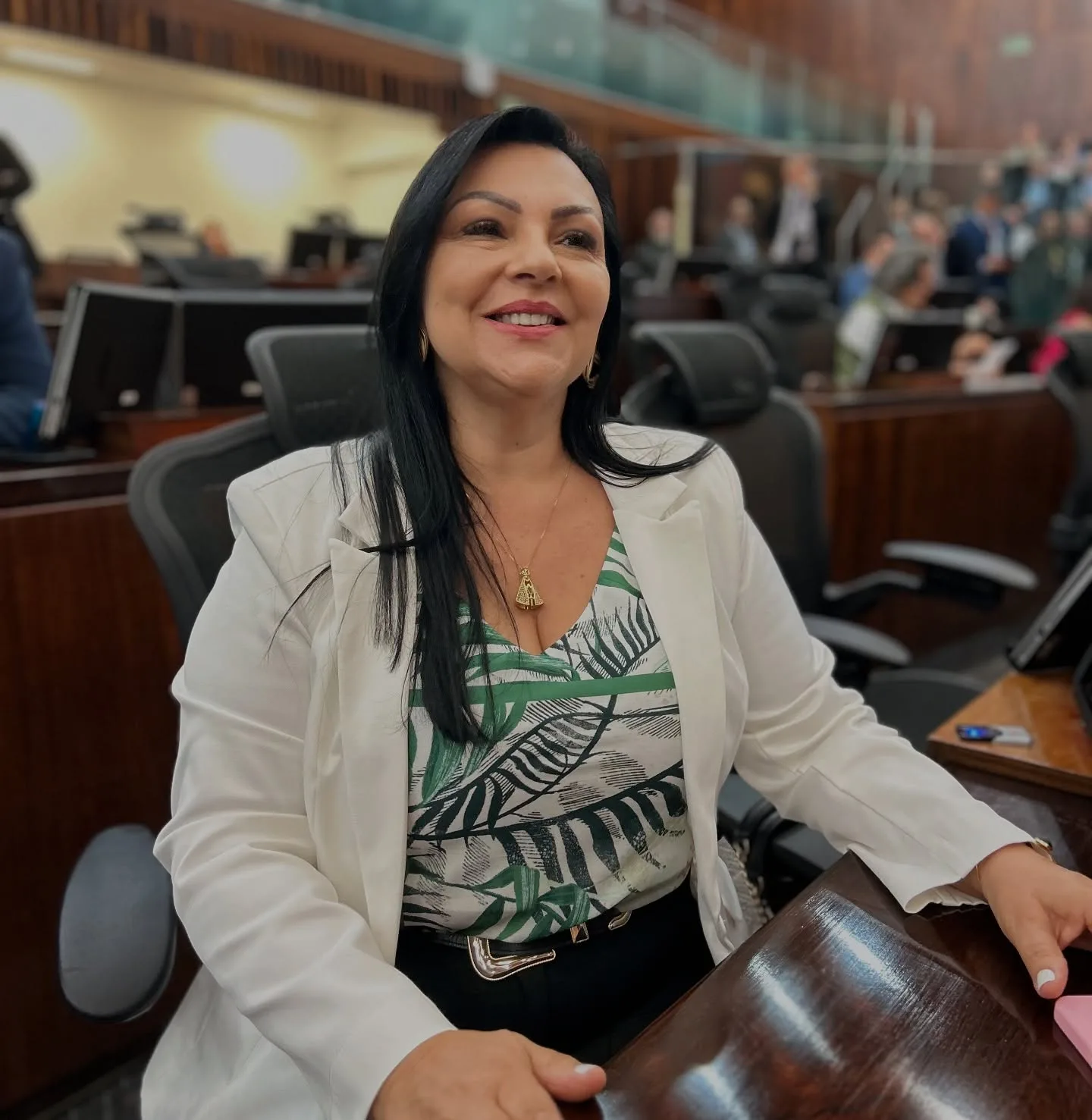 Deputada Estadual Kelly Moraes visita CTG
Gaudérios da Querência durante a Semana Farroupilha