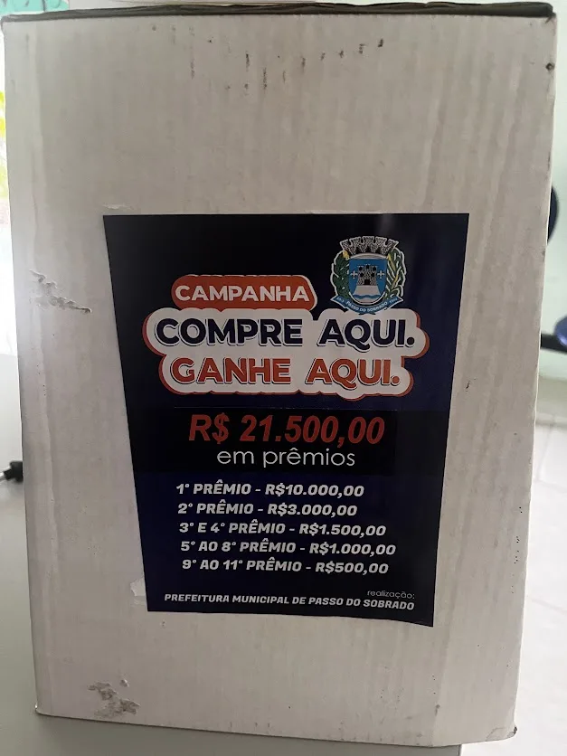CAMPANHA “COMPRE AQUI, GANHE AQUI” ACONTECE NOS ESTABELECIMENTOS DO MUNICÍPIO