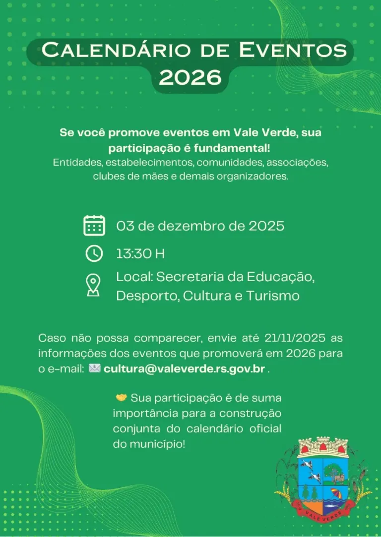 Informativo do Executivo de Vale Verde