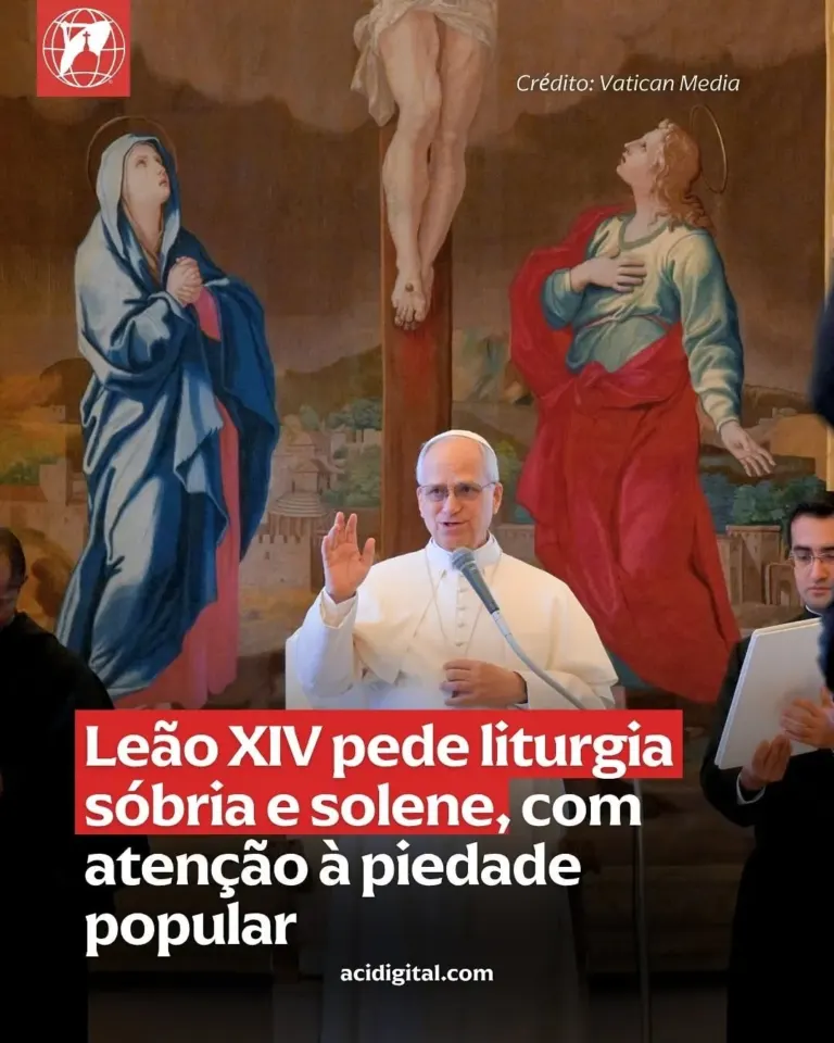 Leão XIV reforça pedido por liturgia sóbria e formação das comunidades, com atenção especial à piedade popular