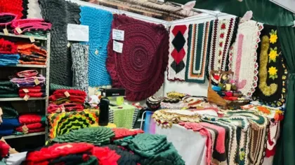 Artesanato e agricultura familiar movimentam público no Festival de Balonismo