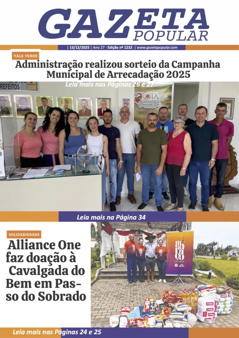 Edição de 13 de Dezembro de 2025