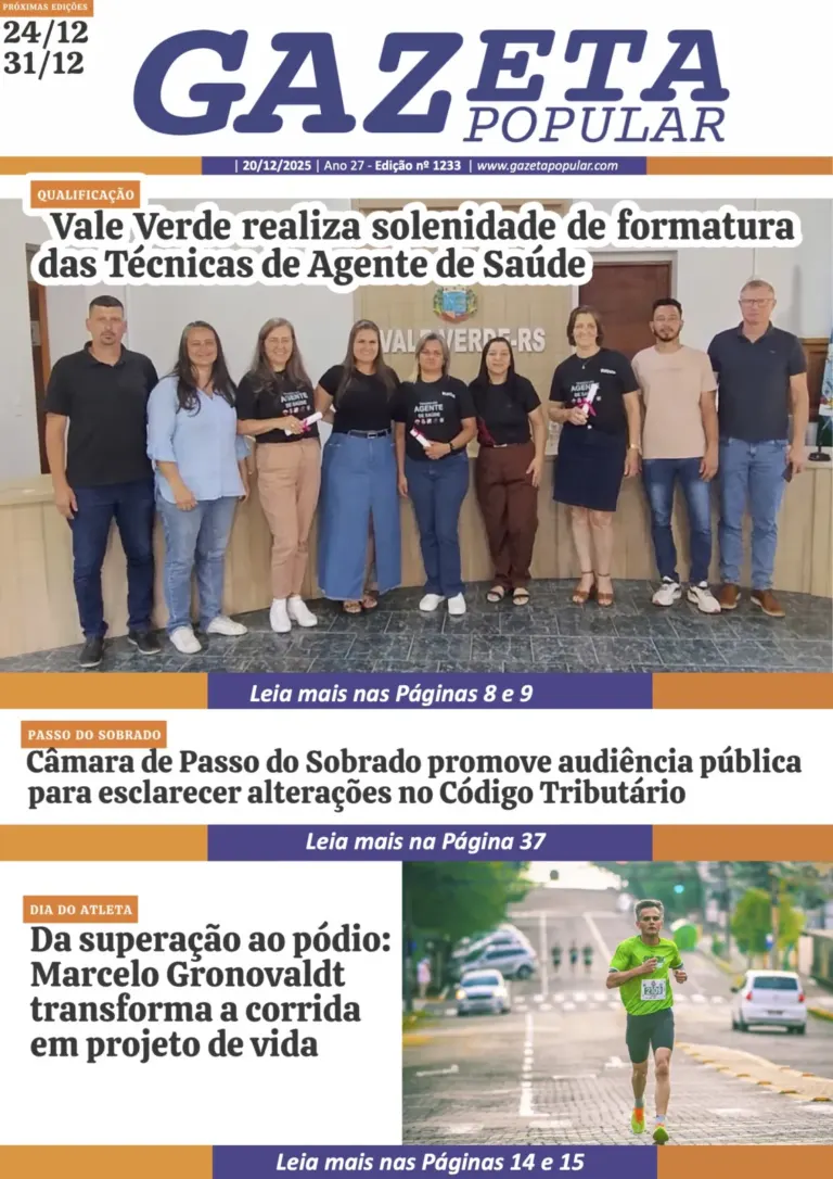 Edição de 20 de Dezembro de 2025
