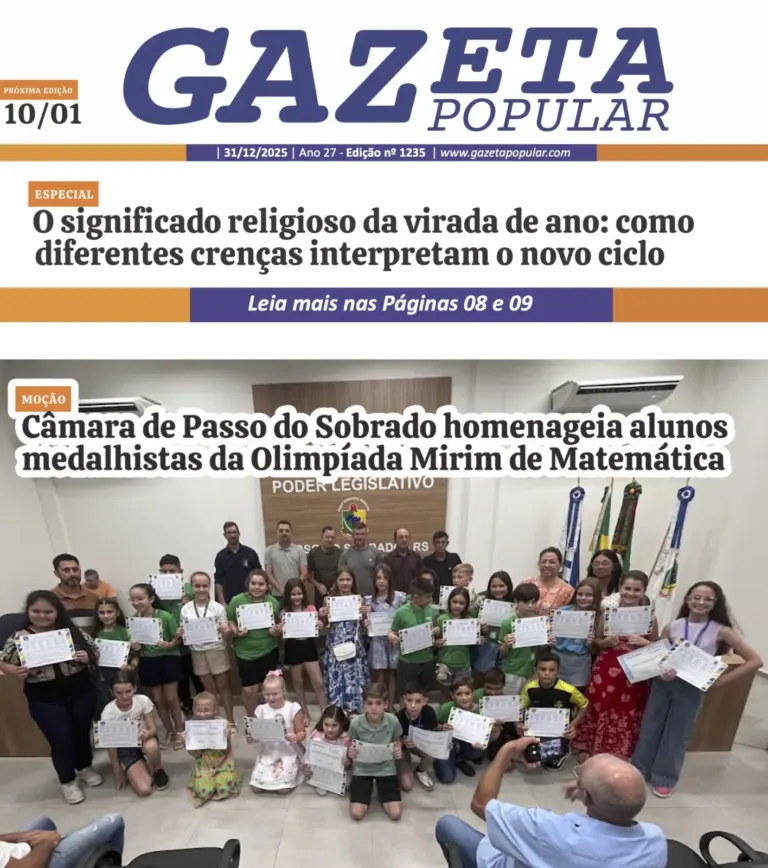 Edição de 31 de Dezembro de 2025