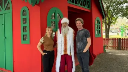 Papai Noel chega dia 5 e abre programações do Brilha Venâncio