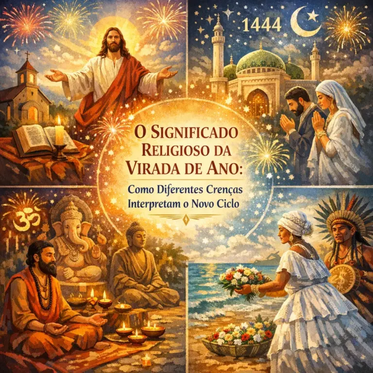 O significado religioso da virada de ano: como diferentes crenças interpretam o novo ciclo