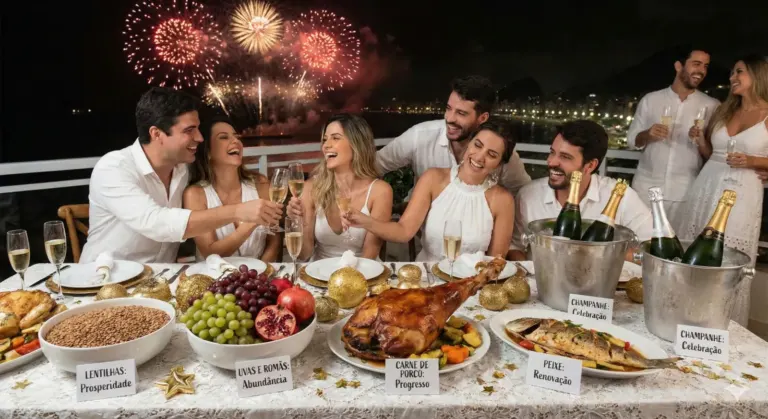 Comidas e bebidas da virada de ano: o que simbolizam as escolhas da mesa de Réveillon