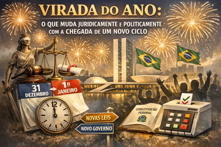 Virada do Ano: o que muda juridicamente e politicamente com a chegada de um novo ciclo
