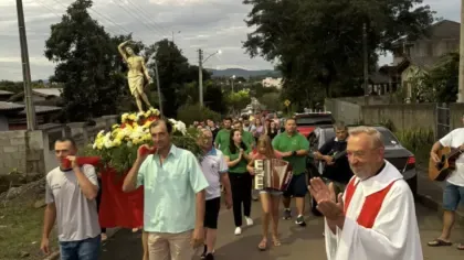 O jubileu de sangue e glória Venâncio Aires celebra 150 anos de devoção a São Sebastião