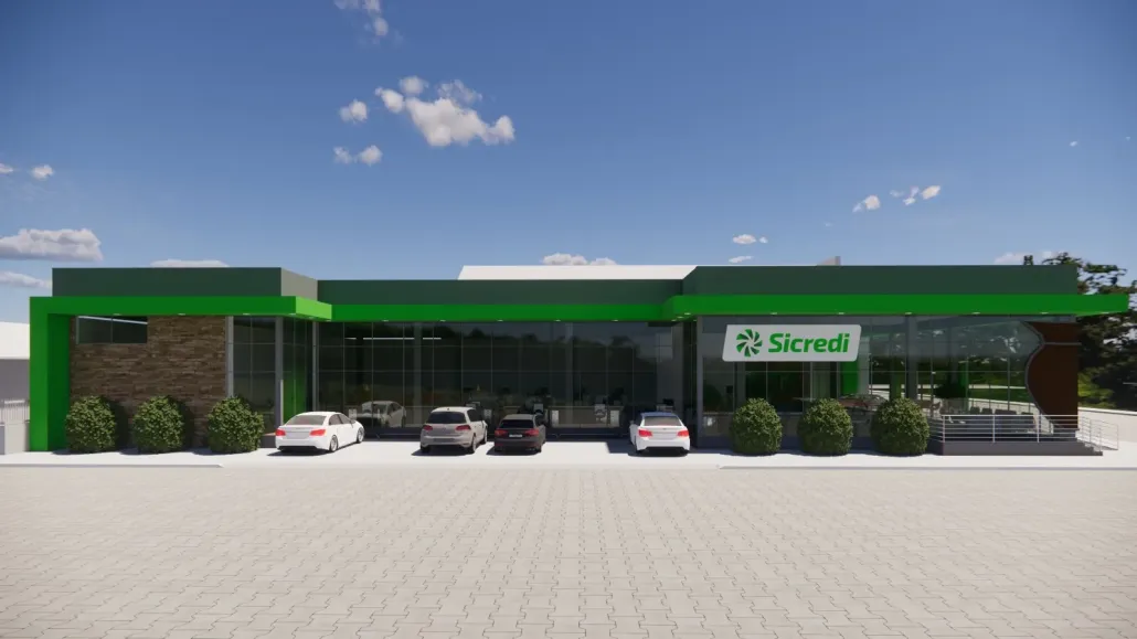 Novo prédio que sediará agência do Sicredi começa a ser construído