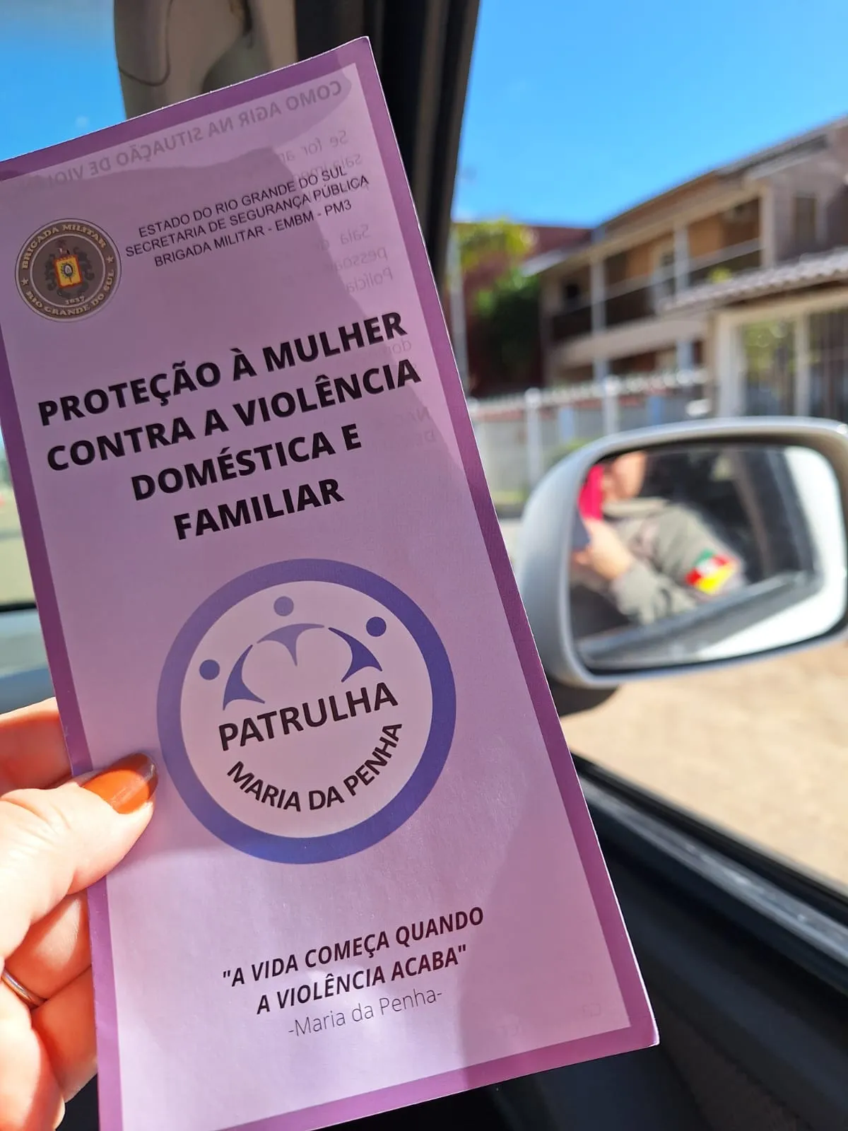 Patrulha Maria da Penha age rápido e prende autor de violência doméstica