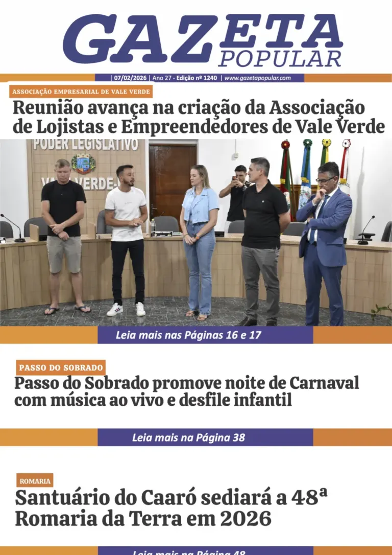 Edição de 07 de Fevereiro de 2026
