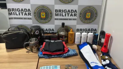 Brigada Militar efetua a prisão de dois homens por furto qualificado em Venâncio Aires