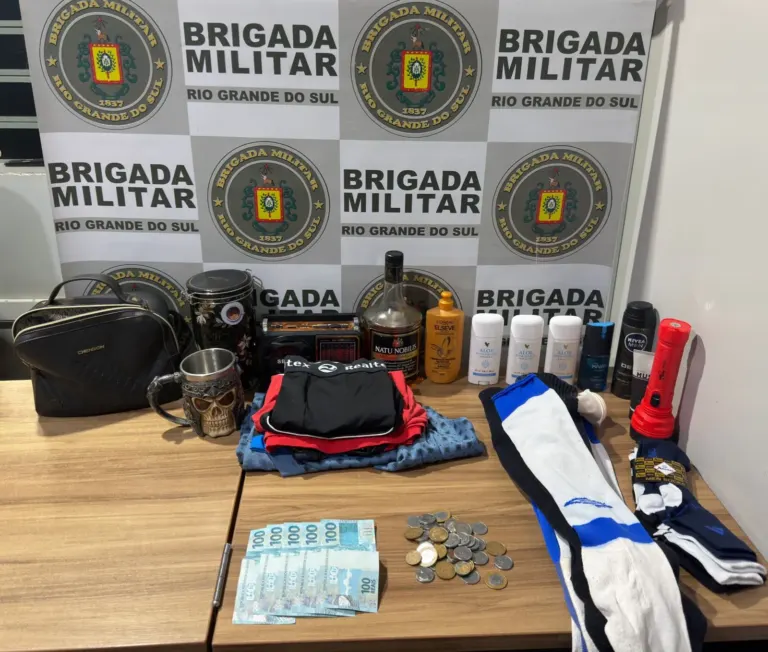 Brigada Militar efetua a prisão de dois homens por furto qualificado em Venâncio Aires