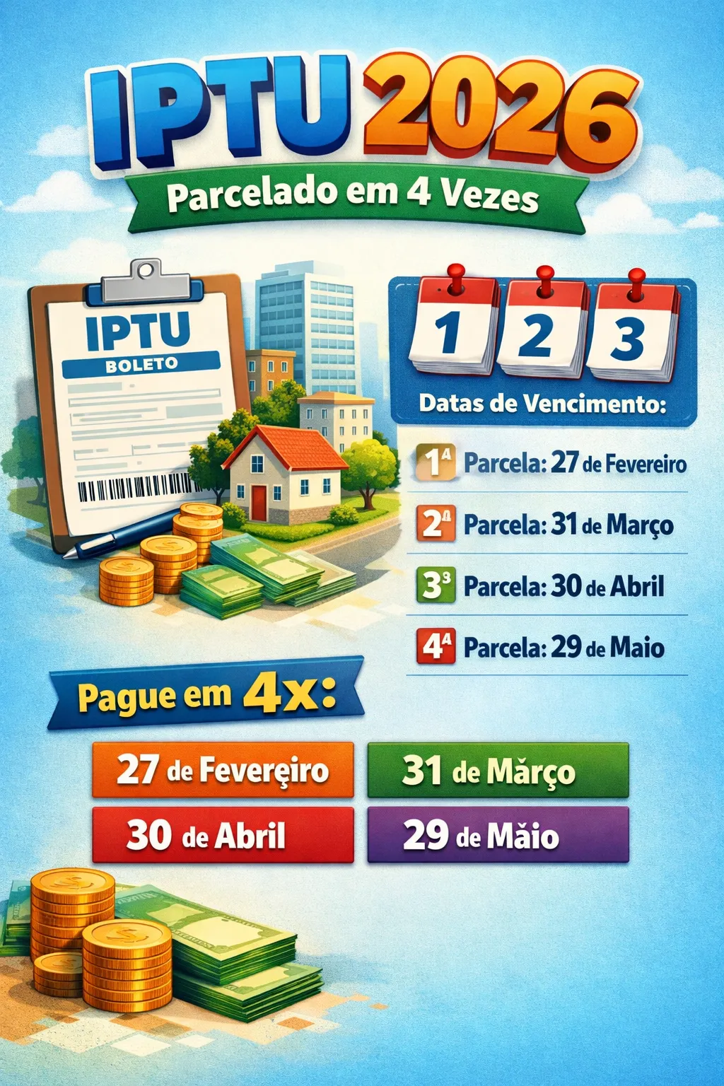 Câmara aprova por unanimidade projeto que regulamenta pagamento do IPTU 2026 em Vale Verde