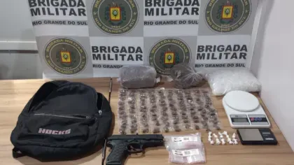Brigada Militar de Venâncio Aires apreende adolescente por tráfico de drogas