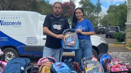 Social recebe kits escolares para Abrigos Feminino e Masculino