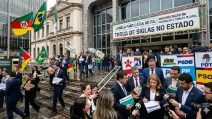 Janela partidária movimenta Assembleia e Câmara Federal com trocas de siglas no Rio Grande do Sul