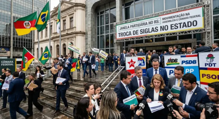 Janela partidária movimenta Assembleia e Câmara Federal com trocas de siglas no Rio Grande do Sul