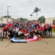 Puxada da carroça reúne gremistas e colorados em Passo do Sobrado após título do Grêmio no Gauchão