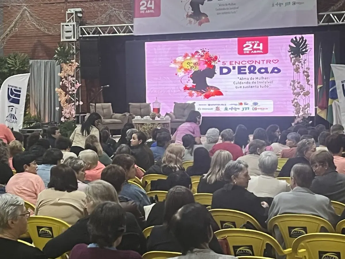 5º Encontro D’Elas reúne centenas de mulheres em Vale Verde com foco em saúde mental e valorização feminina