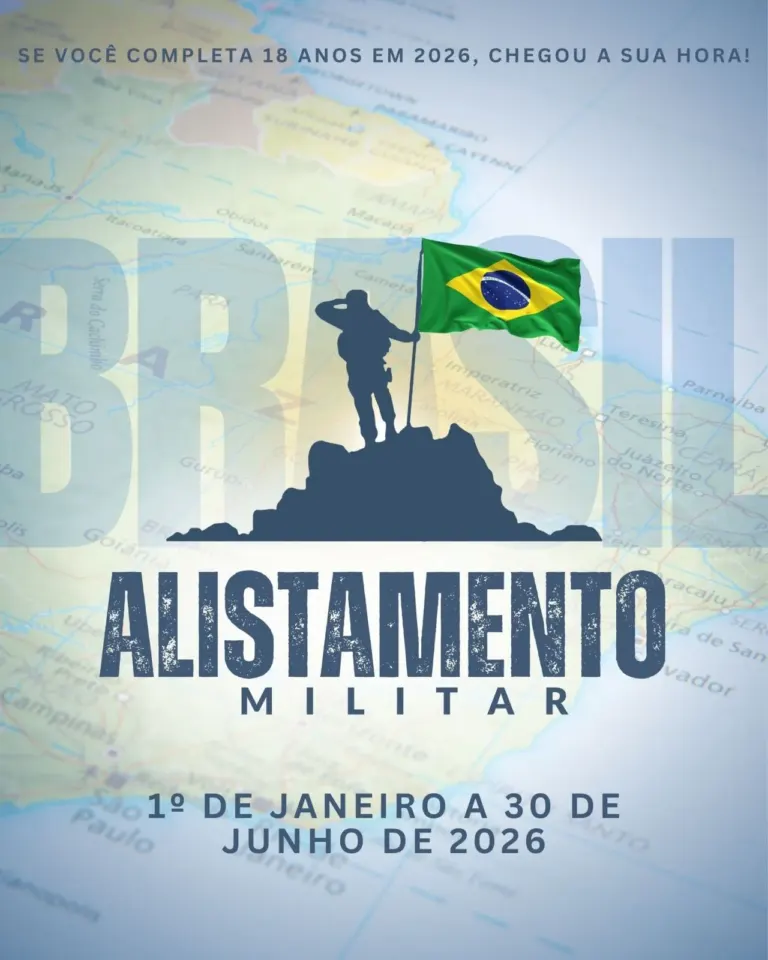 Prazo para alistamento militar obrigatório segue até 30 de junho: jovens de 18 anos devem regularizar situação