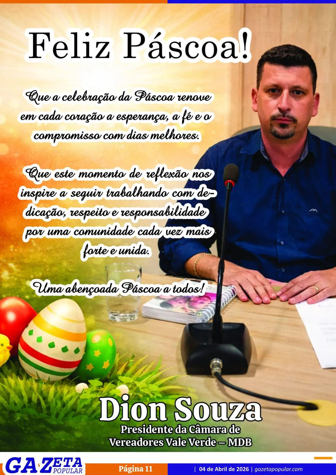 Feliz Páscoa!
