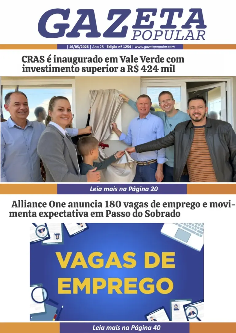 Edição de 16 de Maio de 2026