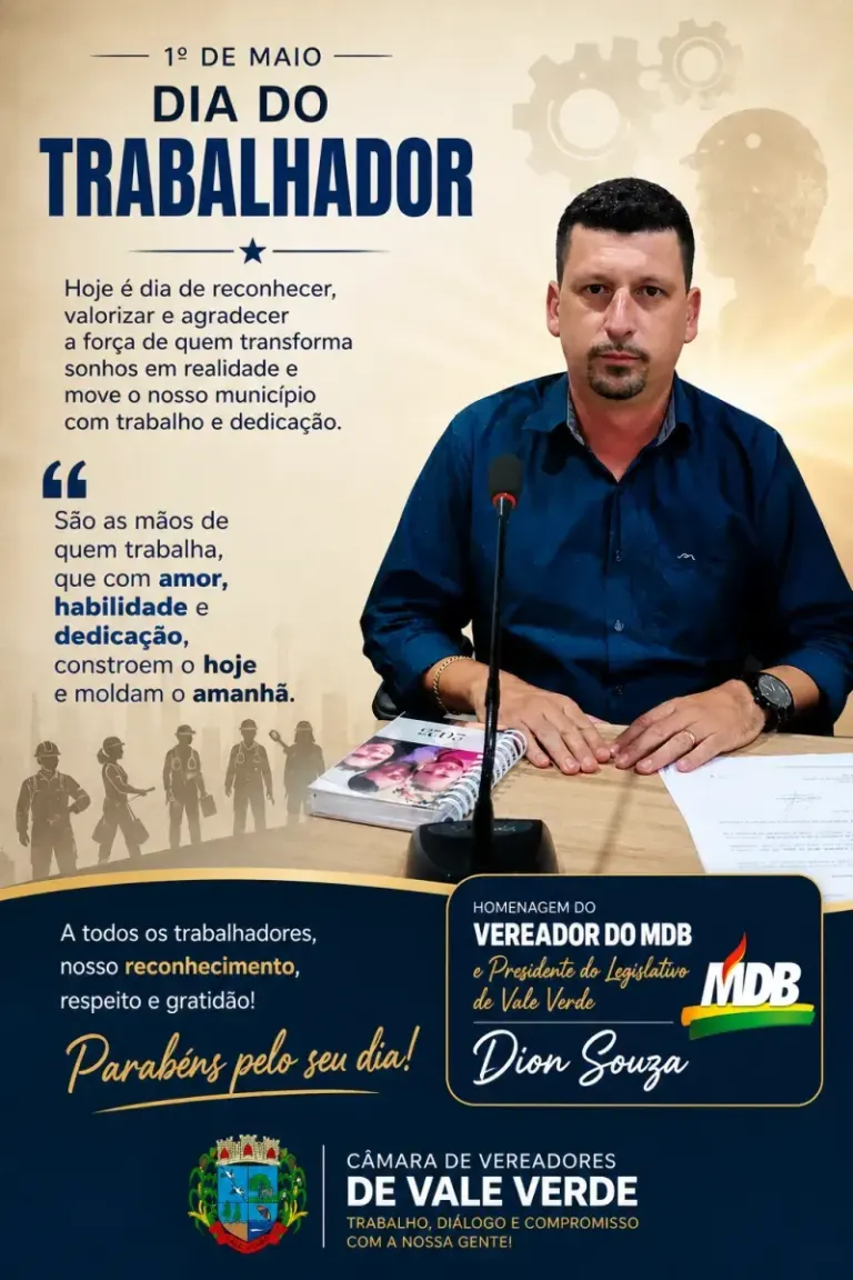Homenagem dia do Trabalhador