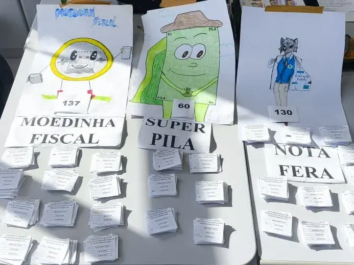 Moedinha Fiscal é eleita mascote da Educação Fiscal de Passo do Sobrado