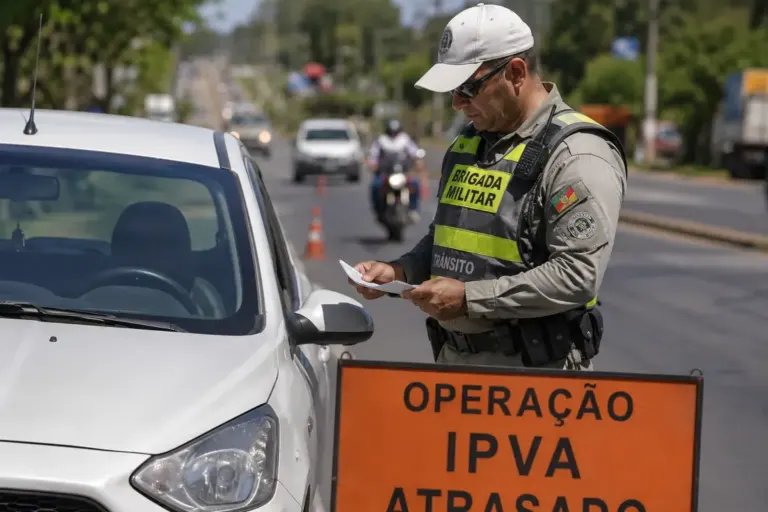 O que acontece com quem não pagou o IPVA 2026