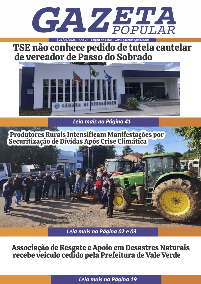 Edição de 27 de Junho de 2026