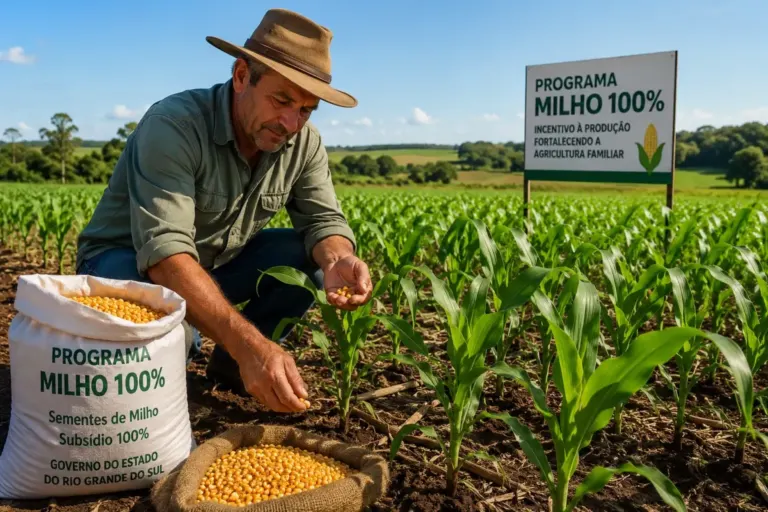 Produtores de Passo do Sobrado já podem se inscrever no Programa Milho 100% a partir de segunda-feira