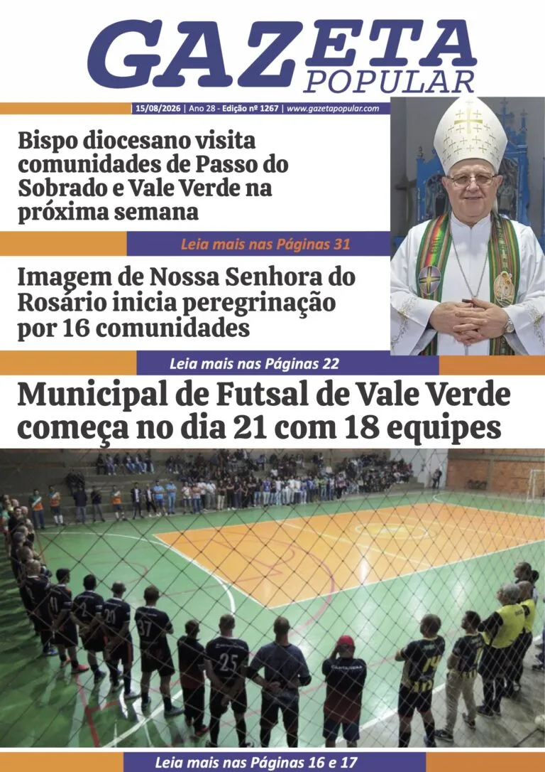 Edição de 15 de Agosto de 2026
