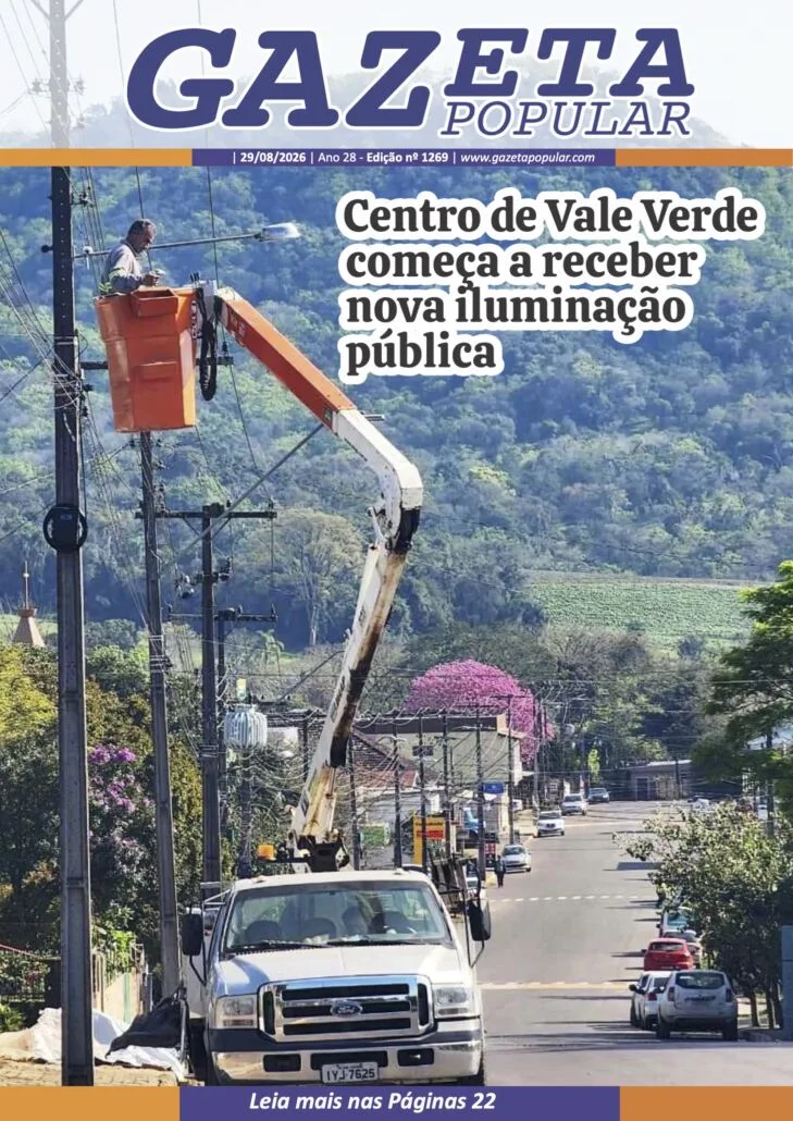 Capa de Gazeta Popular — Edição 1269 — 29 de agosto de 2026