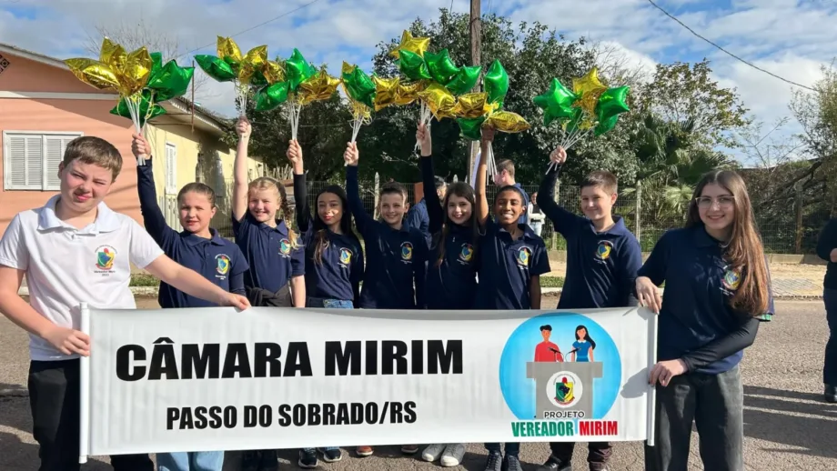 Escolas escolhem vereadores mirins de Passo do Sobrado