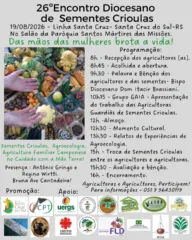 Linha Santa Cruz recebe encontro dedicado às sementes crioulas